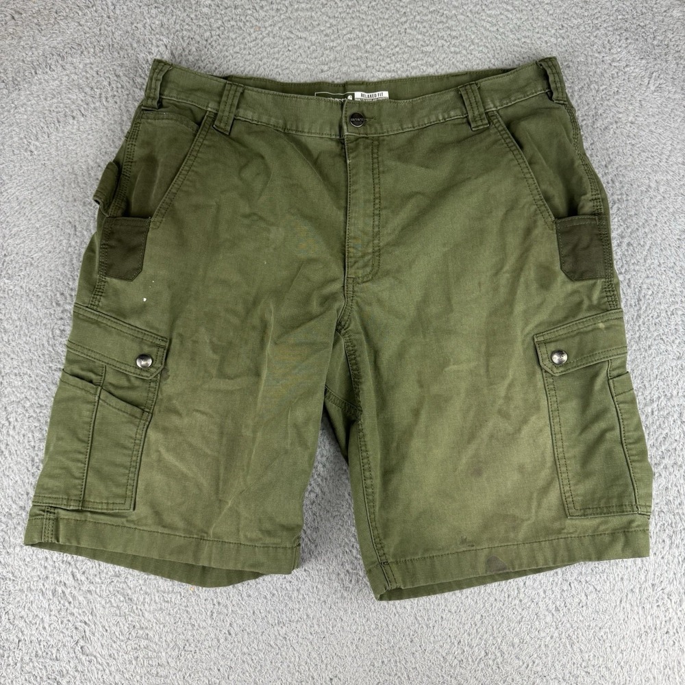 Men's Olive Green Cargo Shorts